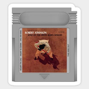 King of the Delta Blues Singers Game Cartridge Sticker